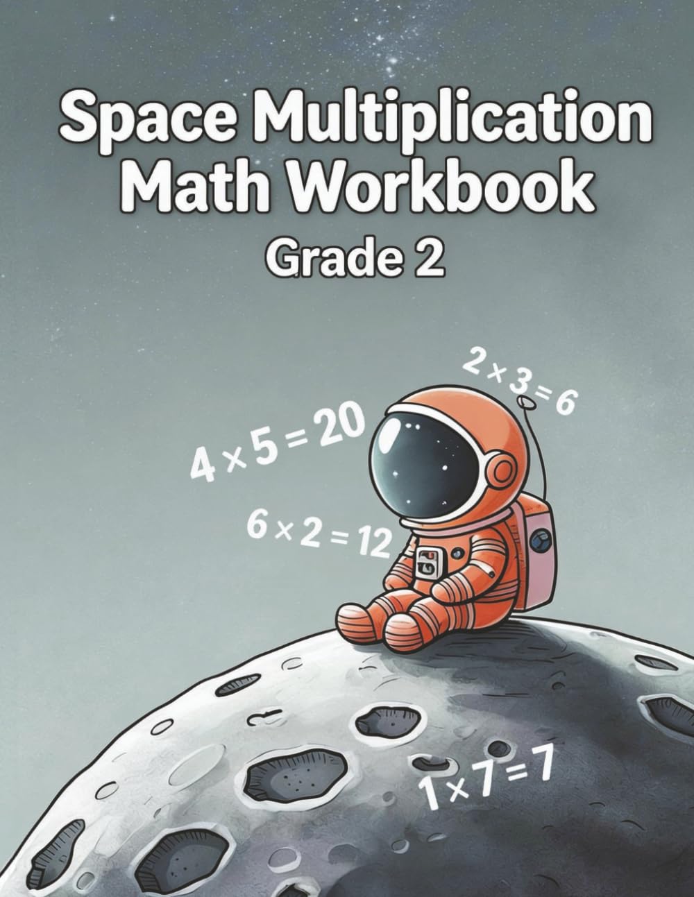 Space Multiplication Math Workbook: Grade 2