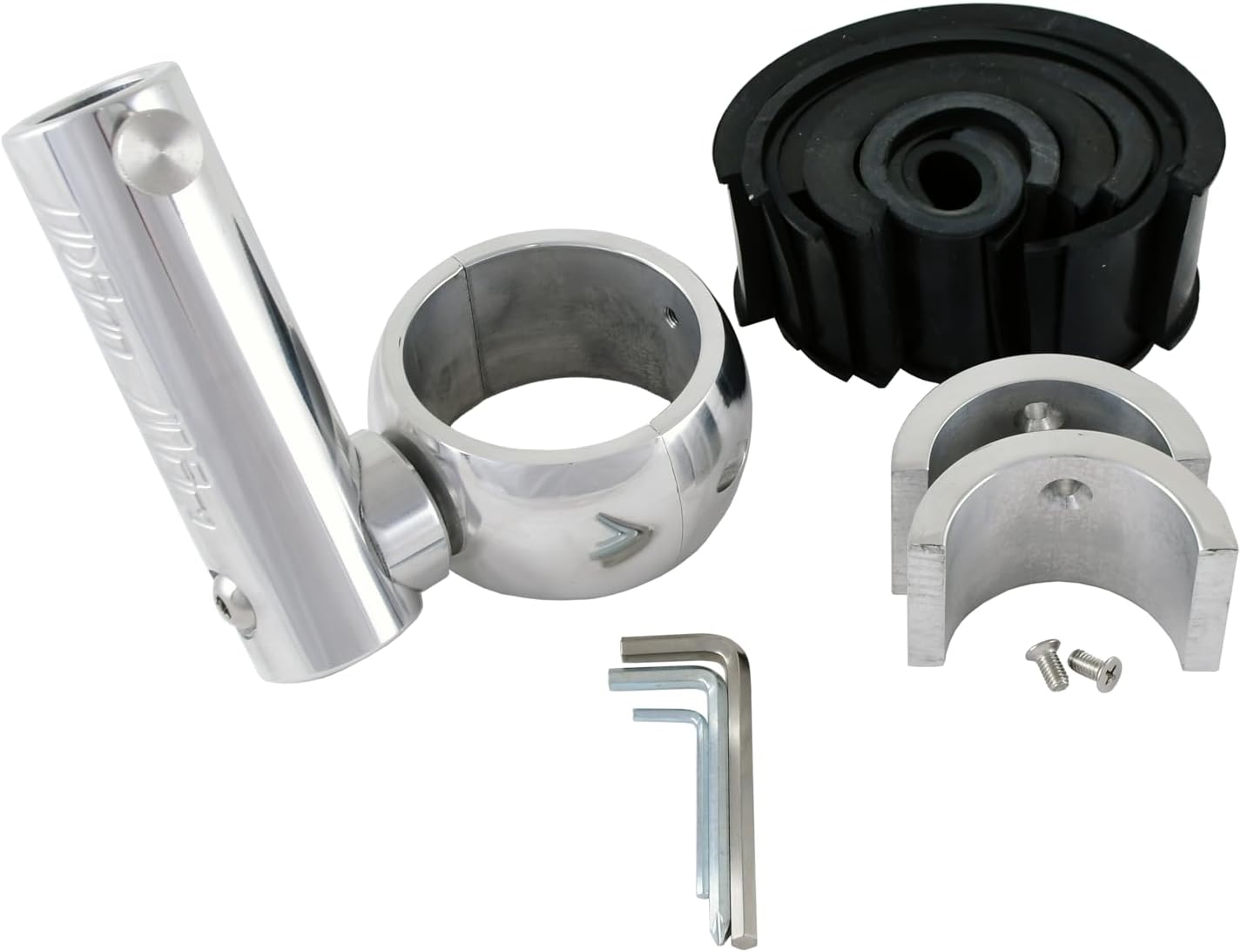 Pontoon / Wakeboard Tower Flag Holder - 360 Degree Adjustable Premium Flag Holder from Big Air (Universal Clamp | one-Size-fits-All | Accommodates 1.5" up to 3" tubing)