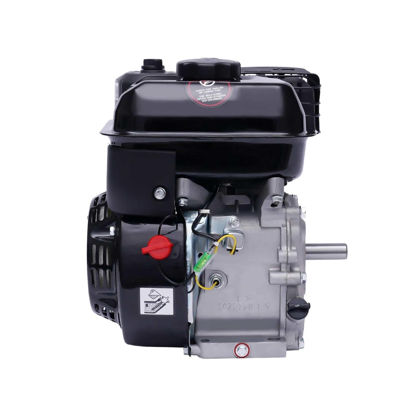 Motor De Gasolina 7,5 HP, 4 Tiempos, Estacionario, For Kart, Arranque Manual, 5100 W, 1 Cilindro, 3,6 L Gran Potencia