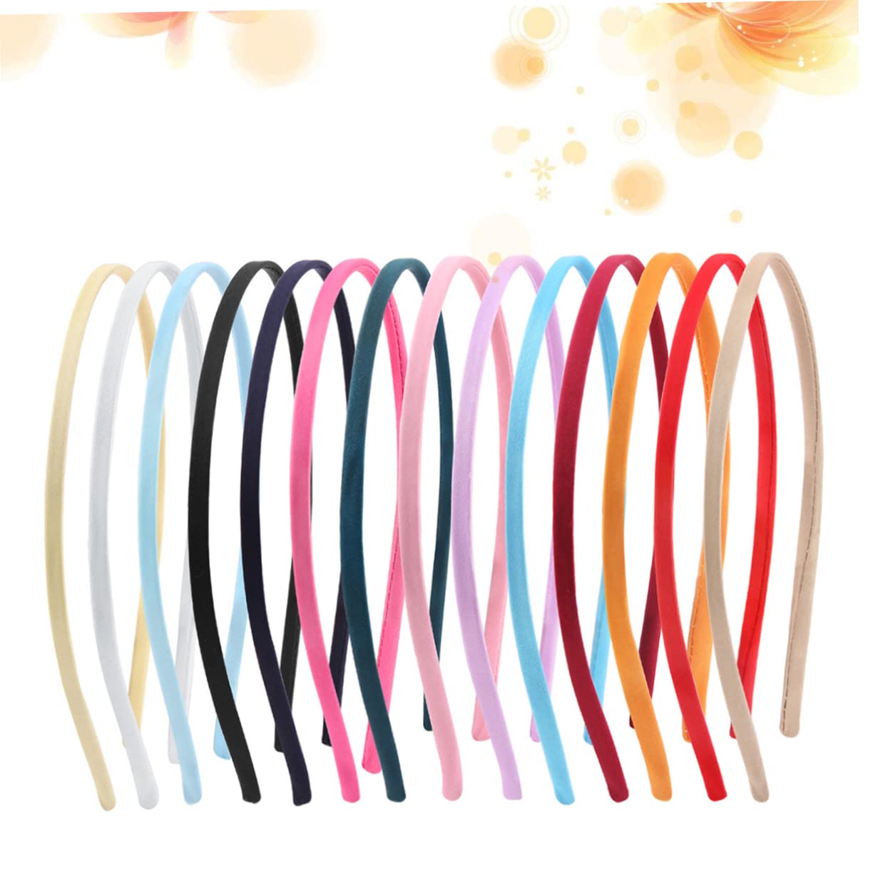 FRCOLOR 168 cerchietti alla moda per capelli a coda di cavallo, con cordoncino a rete, per capelli, per bambini