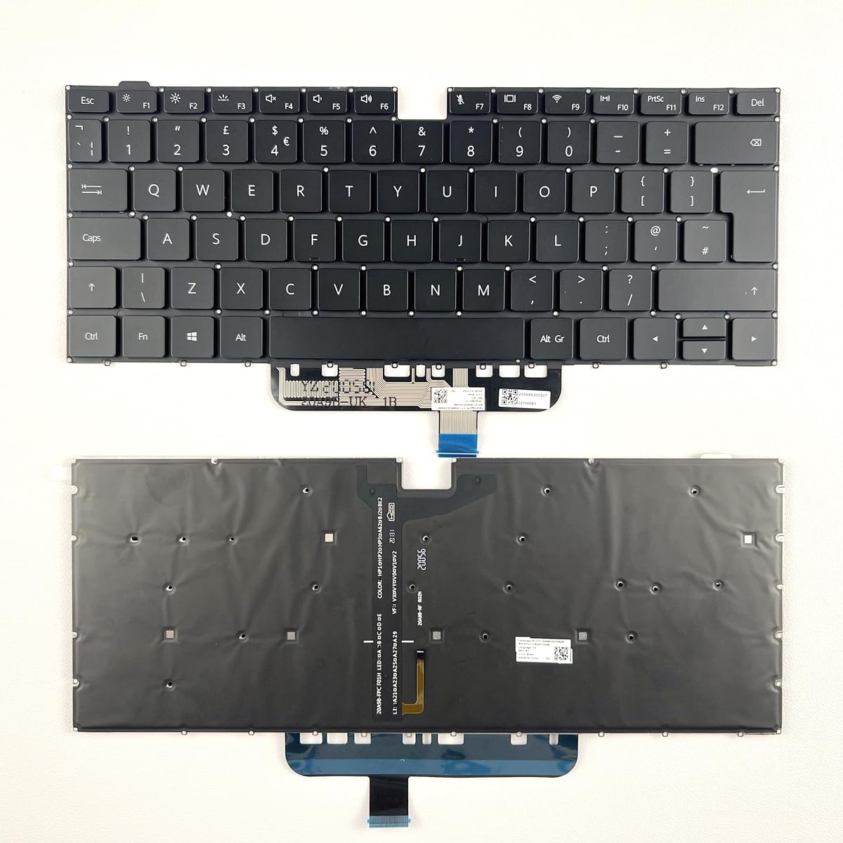 Tastiera di ricambio per Huawei MateBook D14 NBB-WAH9 D15 2H-BCQSPH80121 BohL-WFP9 Bob-WAE9P Boh-WAQ9R Boh-WAQ9L Magicbook 15 Series (retroilluminazione Regno Unito)