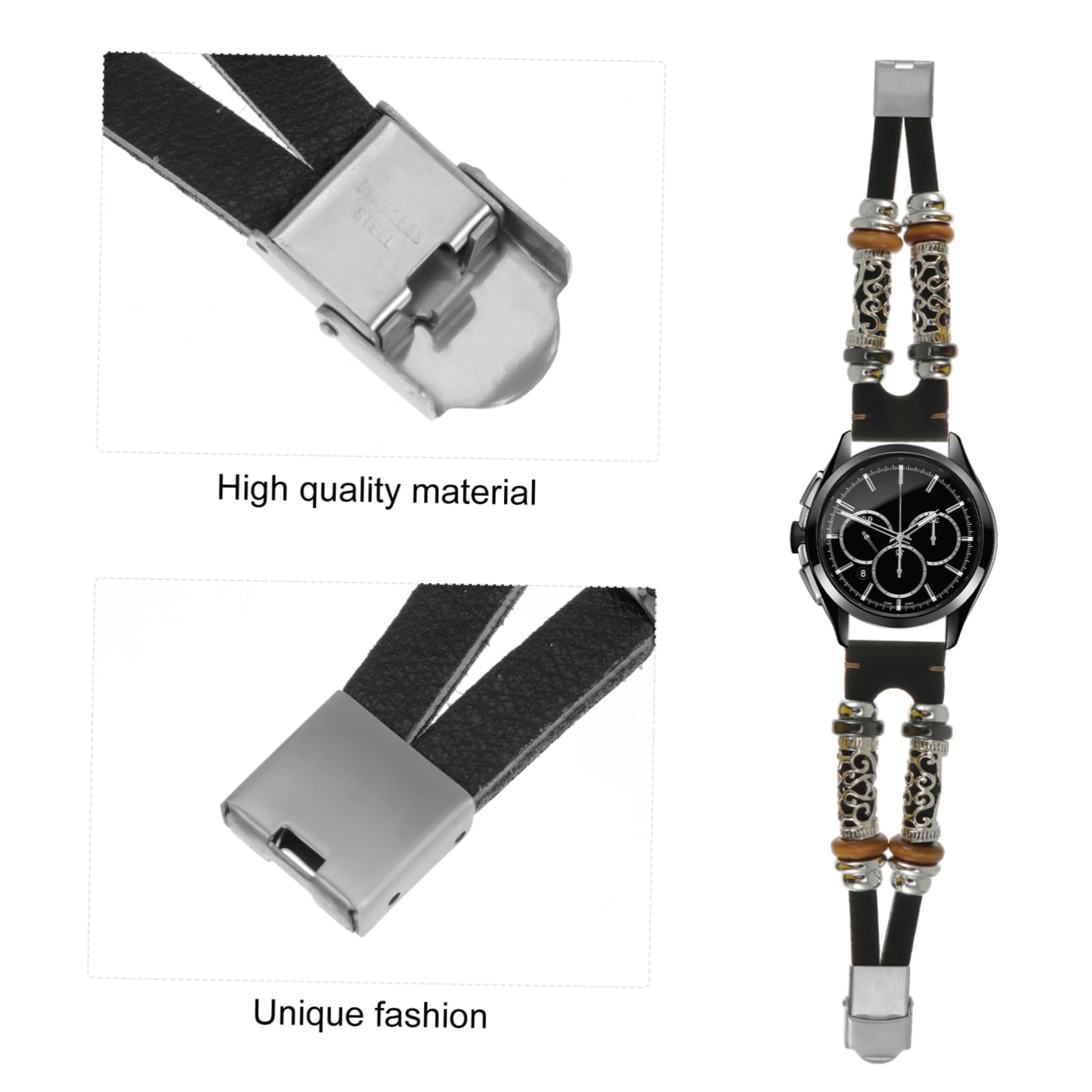 2piezas De Para Watch Banda De Reloj Elegante y Compatible Para y Ocasiones Especiales