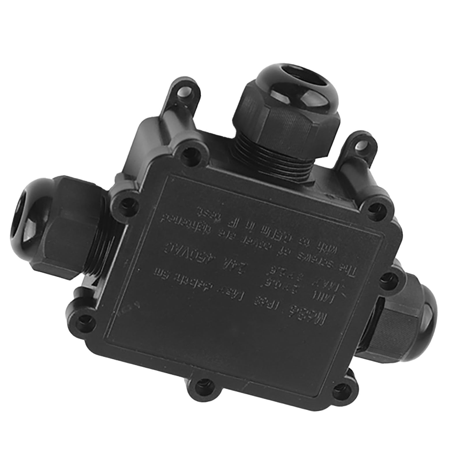 Boîte de Jonction IP68 M686 pour une Utilisation Extérieure - Boîte à Bornes électriques à 3 Voies et Connecteur de Câble d'atterrissage pour les Applications d'éclairage Extérieur, (T)