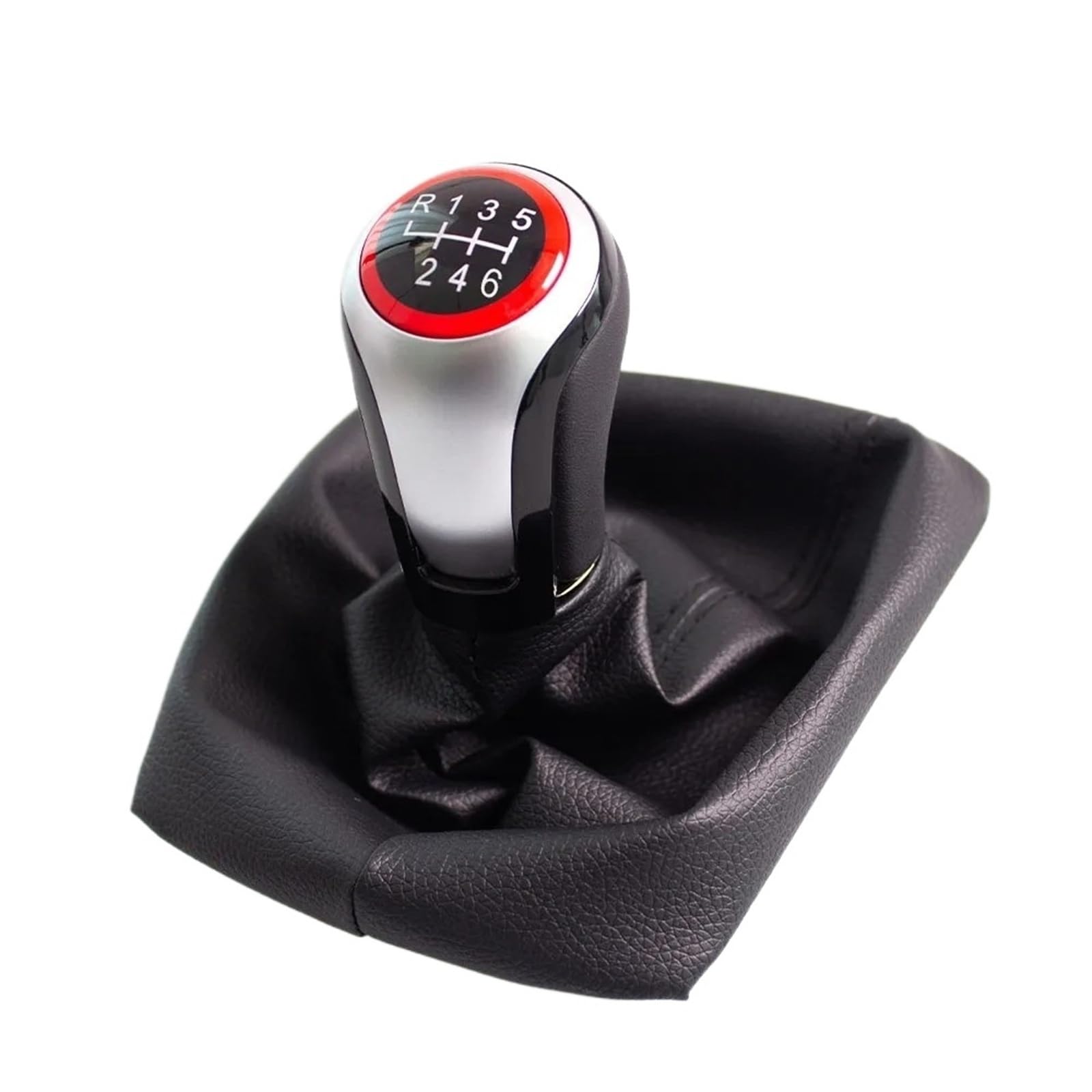 Xzcvtyw 6 Speed Car Shifter Adapter For Skoda For Octavia 2 A5 A6 2004-2012 5/ Car Speed Shifter Knob(6 Speed)