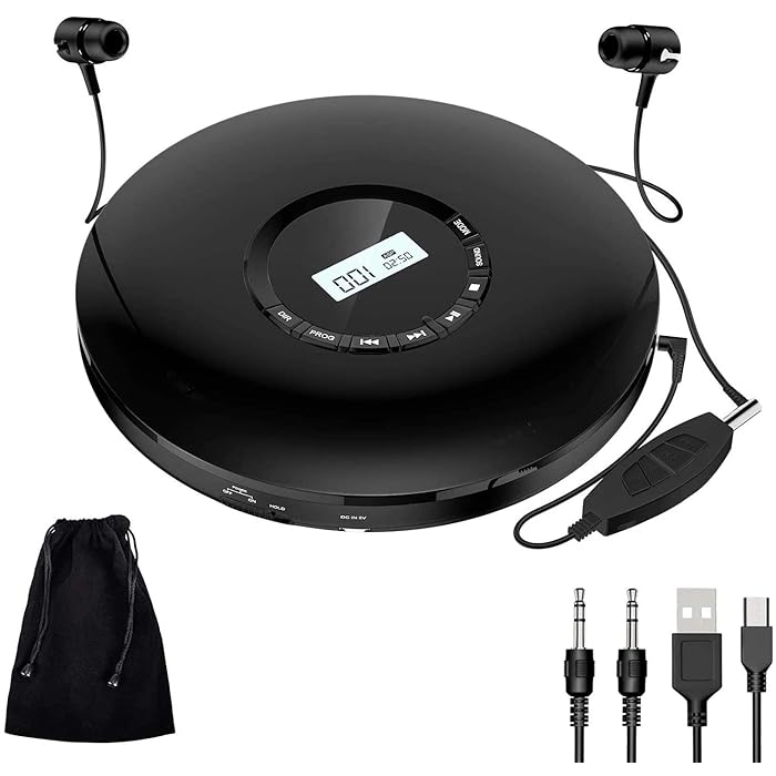 Buy CD Player Portable Gueray Rechargeable Portable CD Player Car