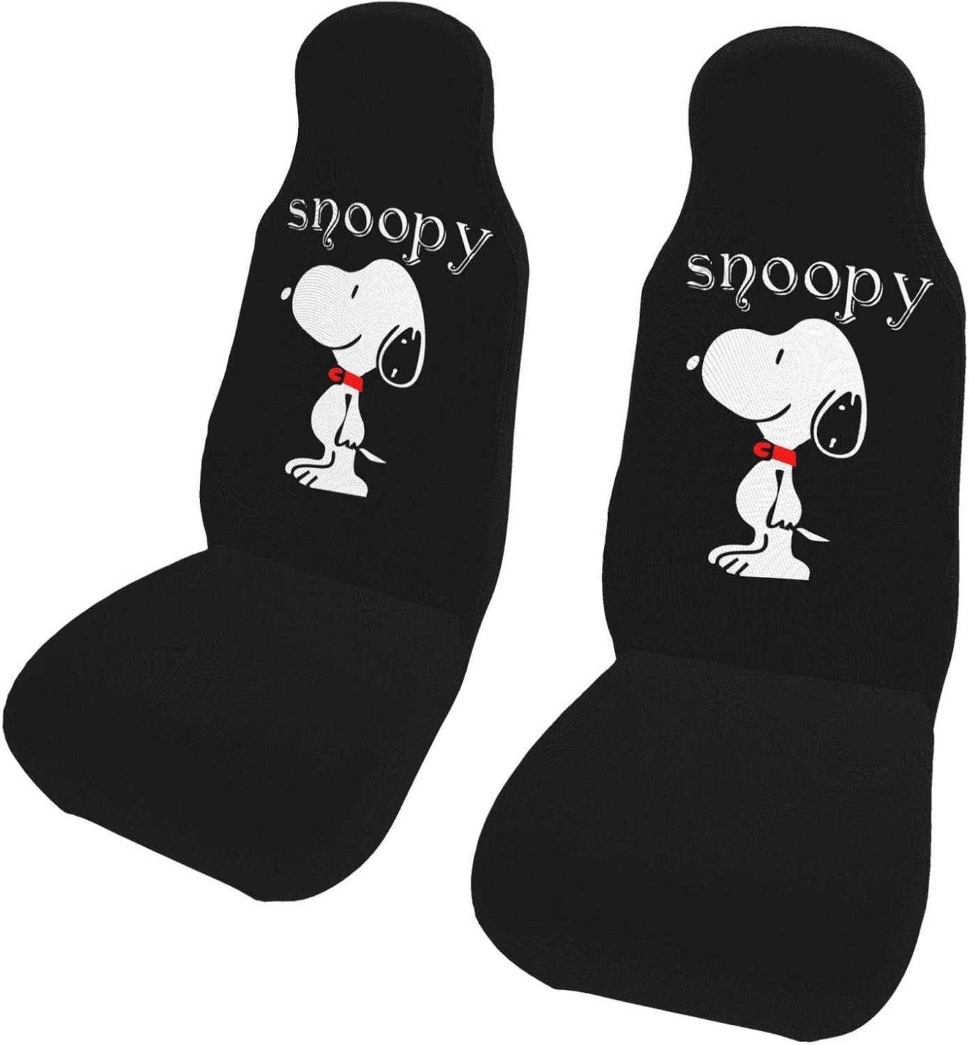 Snoopy スヌーピー カーシートカバー ２枚セット 前席用 軽 普通車適用 フロント