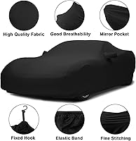 Vista 2 de Funda para Auto Interior Reemplazo para Porsche 718 Boxster/Cayman 1996-2025, Funda de Auto de Satén Elástica Suave y Personalizada para Protección