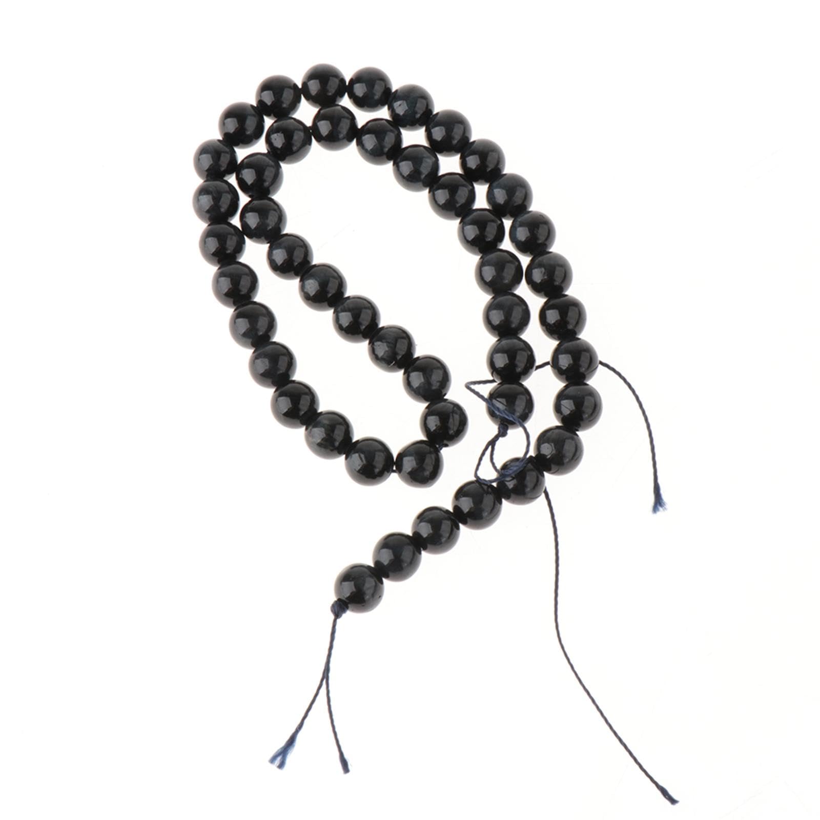 SNAPPSY Round Stone Beads Premium Delicate Gifts Durability Practical Jewelry Making 8mm Dark Blue 47 Beads-image-30