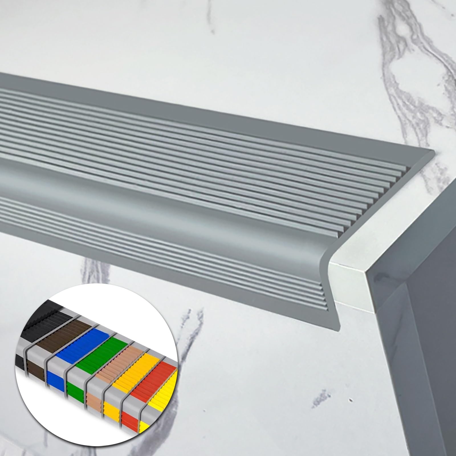 Garde bord étanche pour escalier extérieur de maison et marches de centre commercial en couleur verte