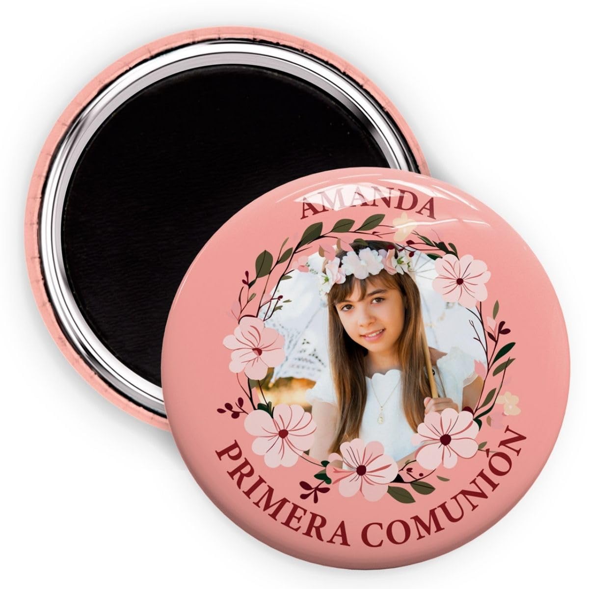 Imán Personalizado con Imagen, Iman de Regalo para Nevera 32mm, Detalles Personalizables con tu Imagen Favorita, Regalo para Eventos, Despedidas, Bodas, Comuniones, Cumpleaños, Celebraciones