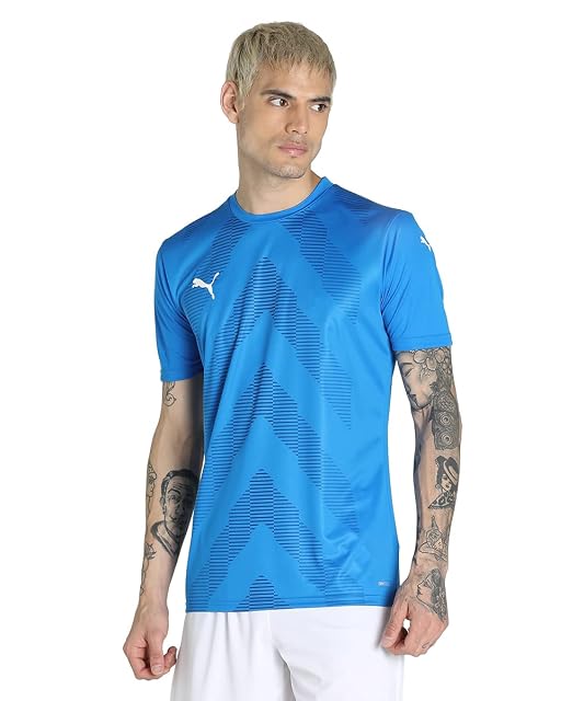 PUMA Męska koszulka Teamglory, elektryczna niebieska lemoniada, S, Elektryczna niebieska lemoniada, S