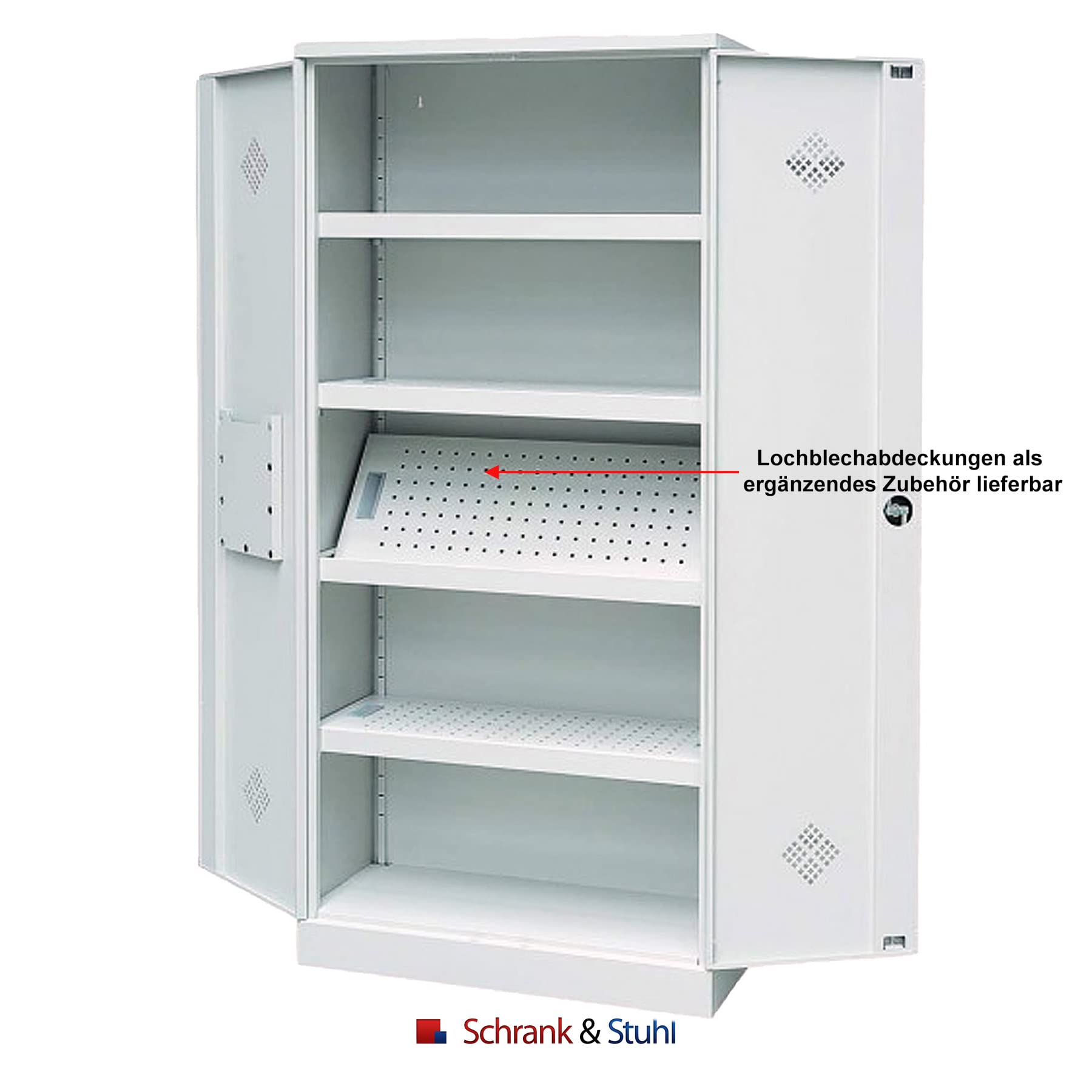 Schrank & Stuhl Gefahrstoffschrank | Chemikalienschrank GRAU