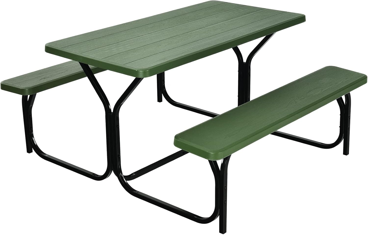 UJOYPAYD Picnic Table Bench Set,Heavy Duty Large Camping