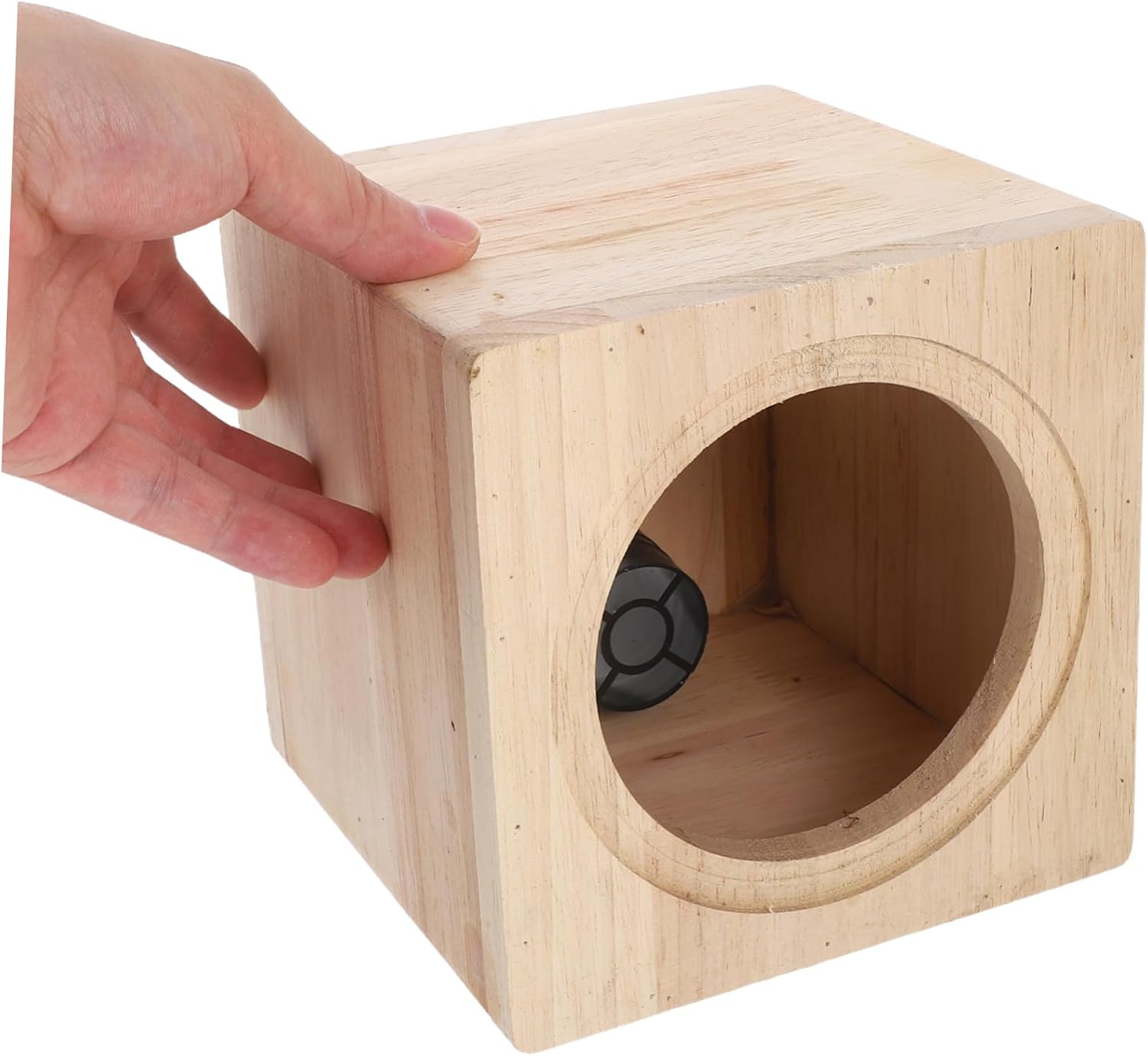Yardwe Automotive Solid Wood Speaker Enclosure for Car Subwoofer Box with Bass-Optimized Design Resonance Reduction and Construction for Enhanced Audio Performance in Trucks and Cars