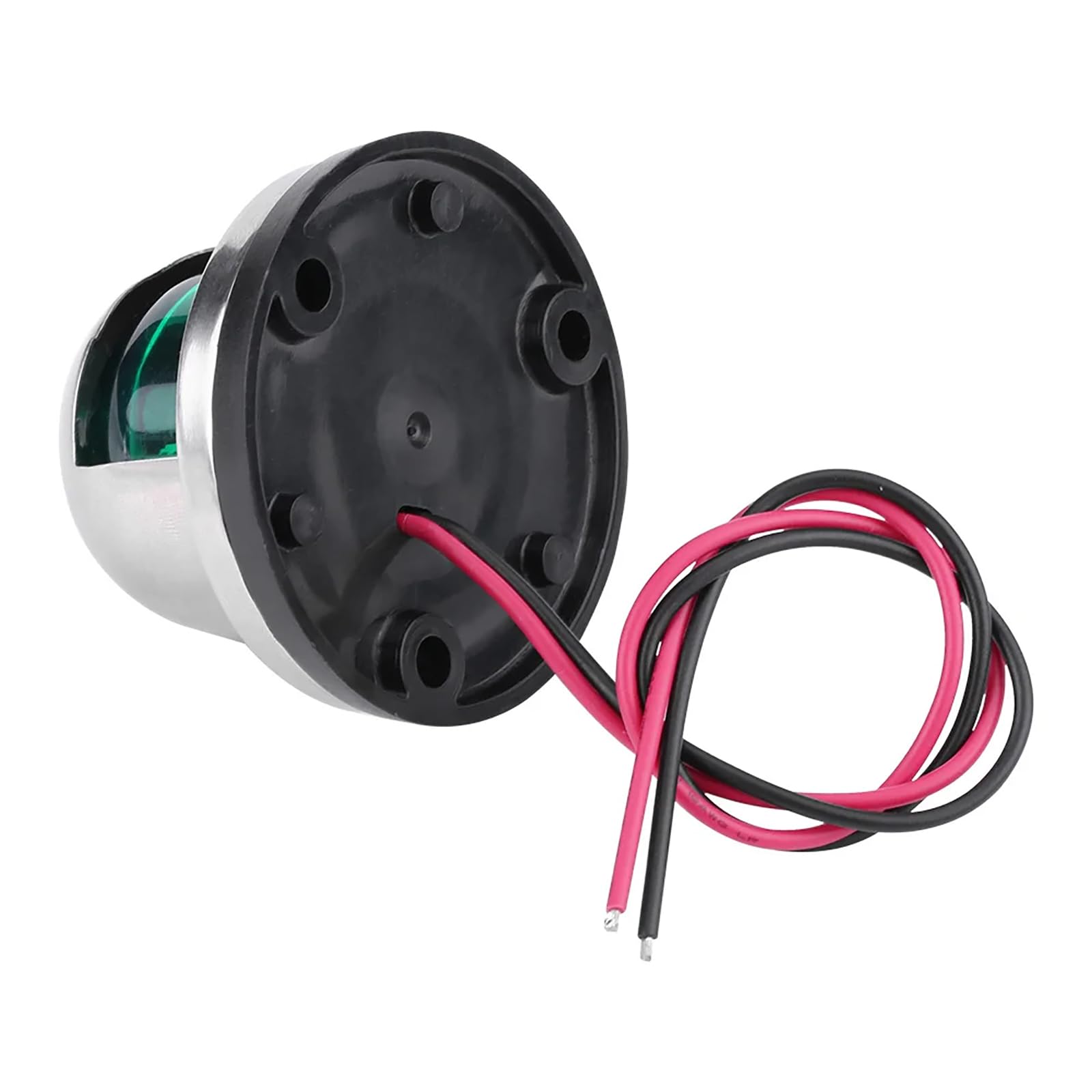 Luce di Ancoraggio della Barca Marina Rosso Verde, Luce di Navigazione della Barca di Prua del LED, Grado Impermeabile IP65 E Gamma Dell'angolo di Illuminazione di 225°, Luce Luminosa