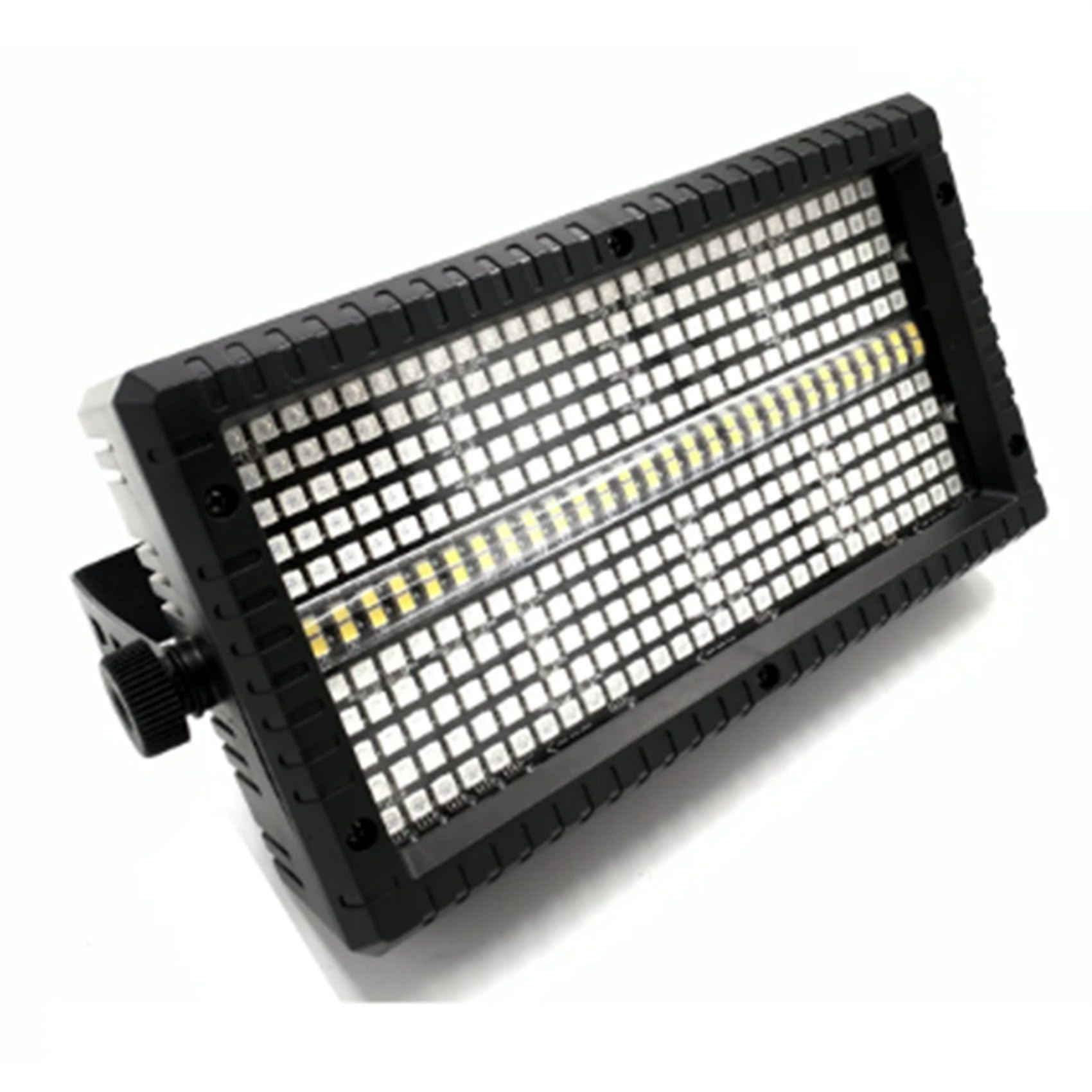 4X 60W Mni LED Estroboscópico RGB 8 Particiones + 8000K 4 Particiones Super Brillante DJ Wash Bar Etapa Estroboscópica Enchufe de la UE