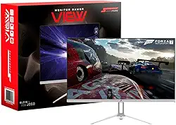 Monitor Gamer SuperFrame View, 21.5 Pol, Full HD, VA, 1ms, 100Hz, 99% sRGB, HDR, FreeSync, HDMI/VGA, Branco