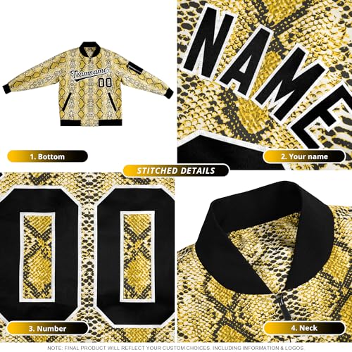 Custom Men Jacket Personalized Stitched Your Name Number Logo Fashion Letterman Bomber Jackets Lightweight Coat4