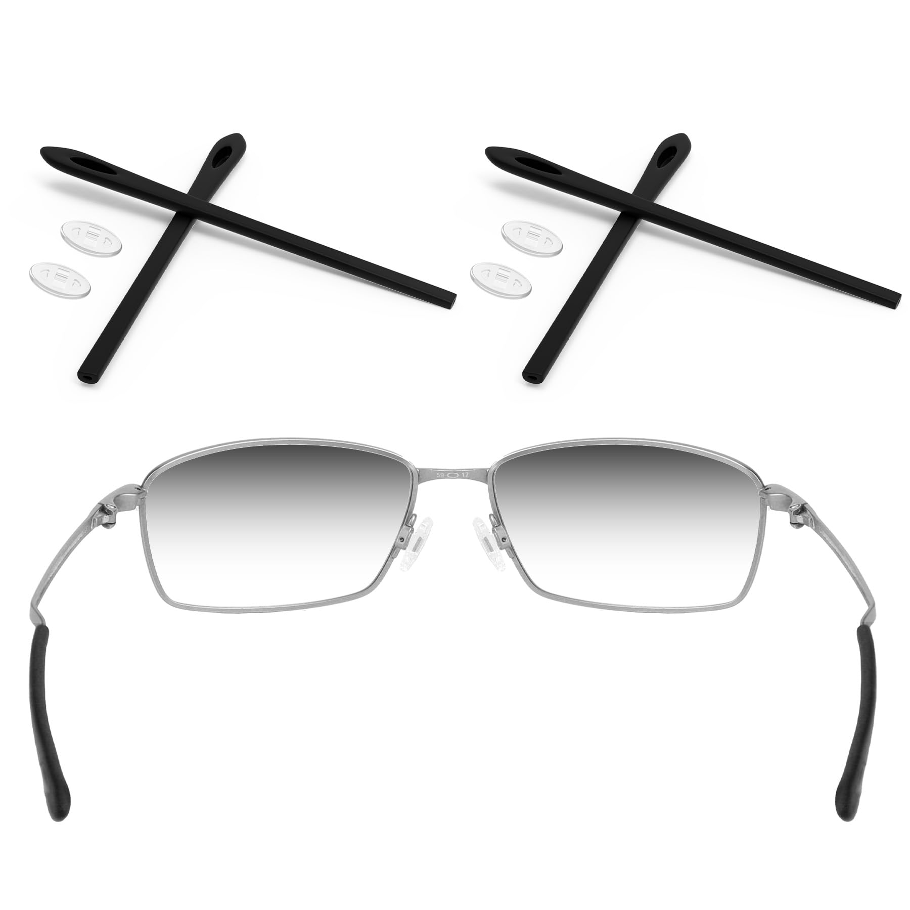 ToughAsNails Kit di ricambio in gomma per auricolari e naselli per occhiali da sole Oakley Nanowire 4.0 OO6009