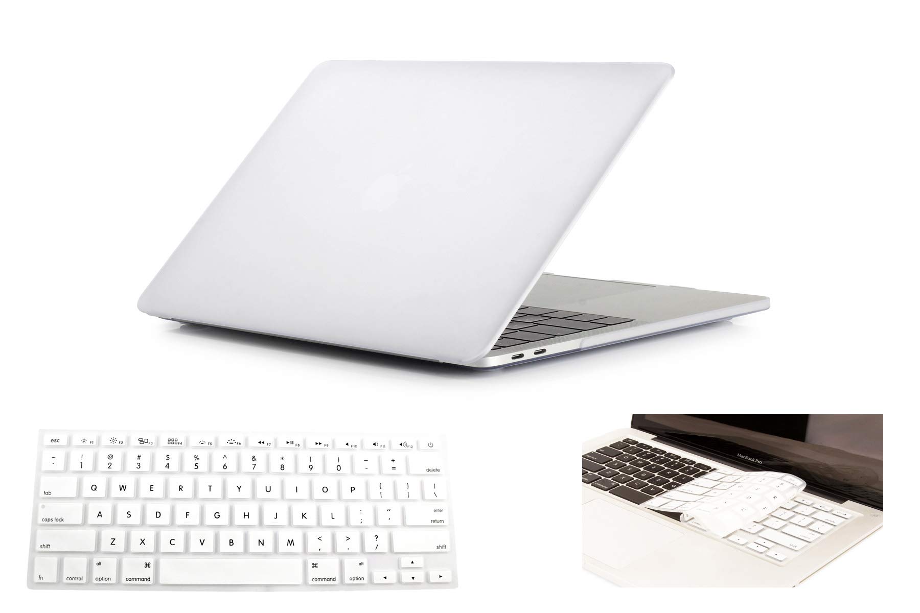 New MacBook Pro 13 inch Year 2016, 2017, 2018 Release Compatible Hard Shell Front & Back Cover case for MacBook pro with/Without Touch Bar id case Cover Shell(Matt Clear)(TD-052CC-10) (B07PGKNQ8R) Amazon Price History, Amazon Price Tracker