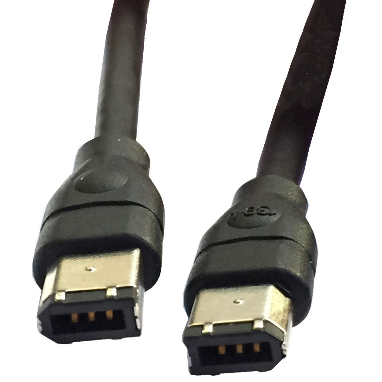 Pasuihcay Black IEEE 1394 Firewire 400 to Firewire 400 Cable, 6 Pin/6 Pin Male/Male - 10 FT