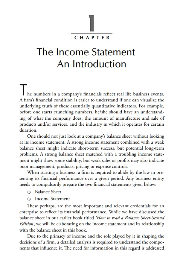 Image of How to Read A PROFIT AND LOSS STATEMENT | 2nd Edition | Ramachandran & Kakani