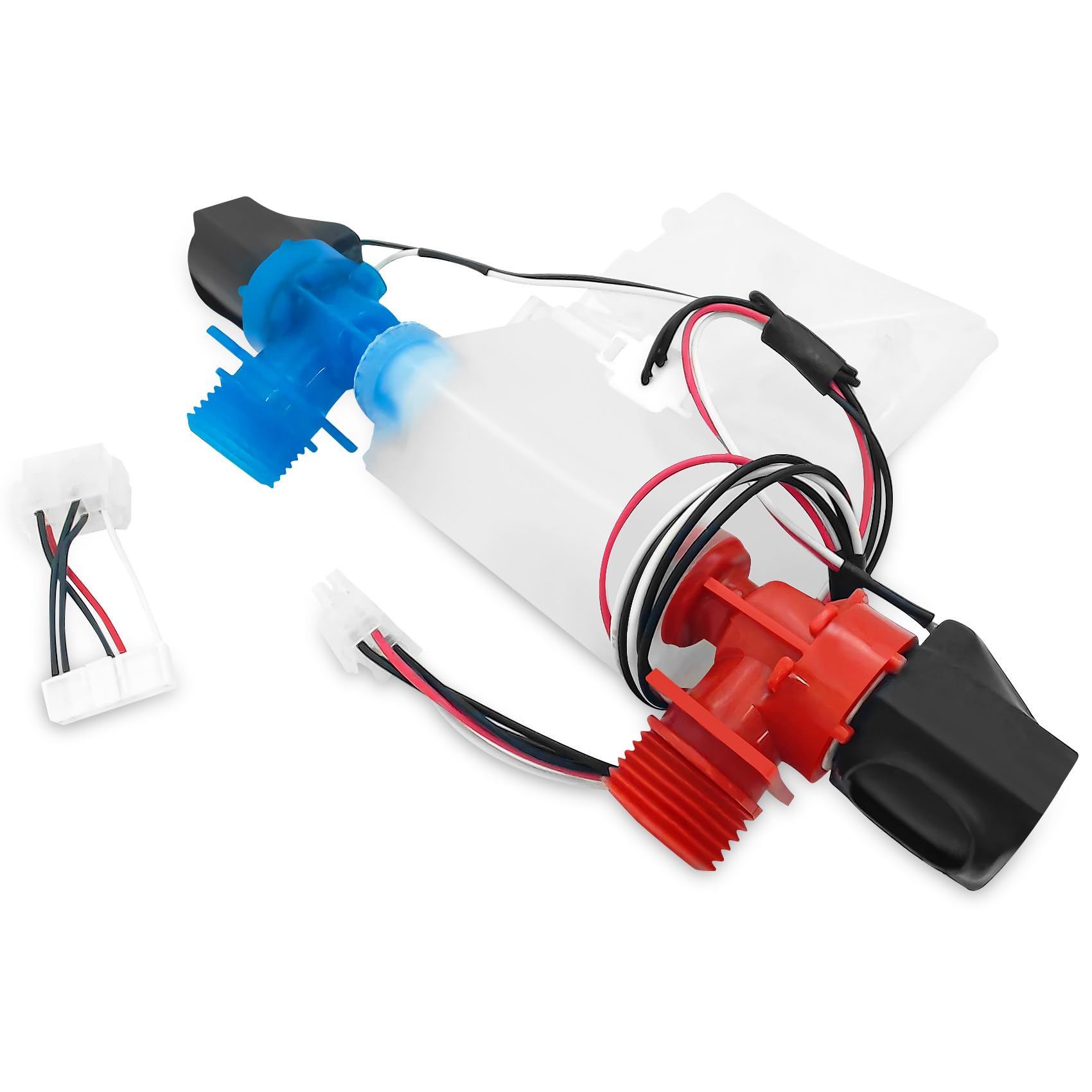 Photo 1 of WTW4800XQ4 WTW4800BQ1 11025102310 MVWC200BW1 Washer Water Inlet Valve Fit for whirlpool kenmore maytag WTW4900BW0 WTW4900BW1 WTW4800BQ0 RTW4640YQ1 NTW4700YQ0 CAW9244BW0 NTW4750BQ0 NTW4750BQ1