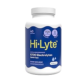 Hi-Lyte Keto & Performance K700 Electrolytes Unflavored Quick Caps, 40 Servings