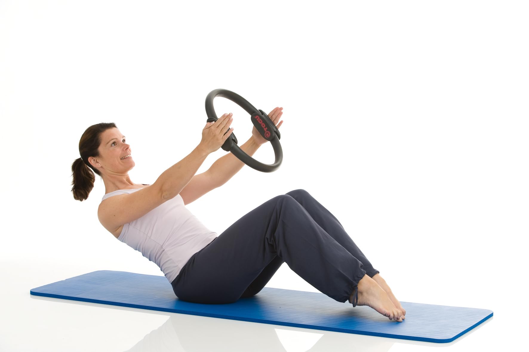 Togu Pilates Circle Premium, Schwarz, ca. 40 cm Durchmesser