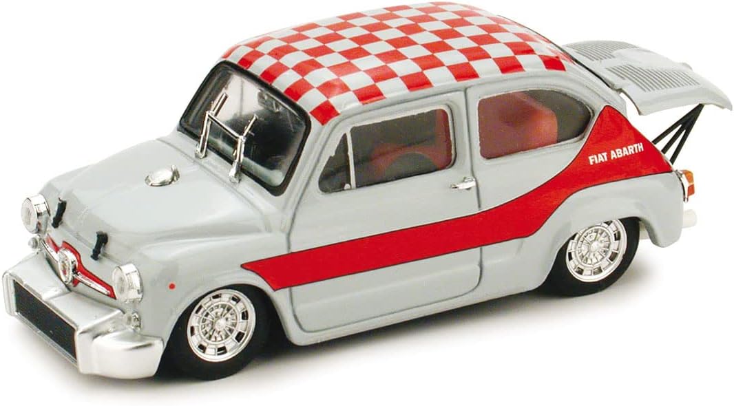 Amazon ブルム 1 43 フィアット アバルト 1000 ベルリーナ 1968 アバルト70周年記念 Brumm Fiat Abarth 1000 Berlina Ufficiale Rossa 並行輸入品 ミニカー ダイキャストカー ホビー