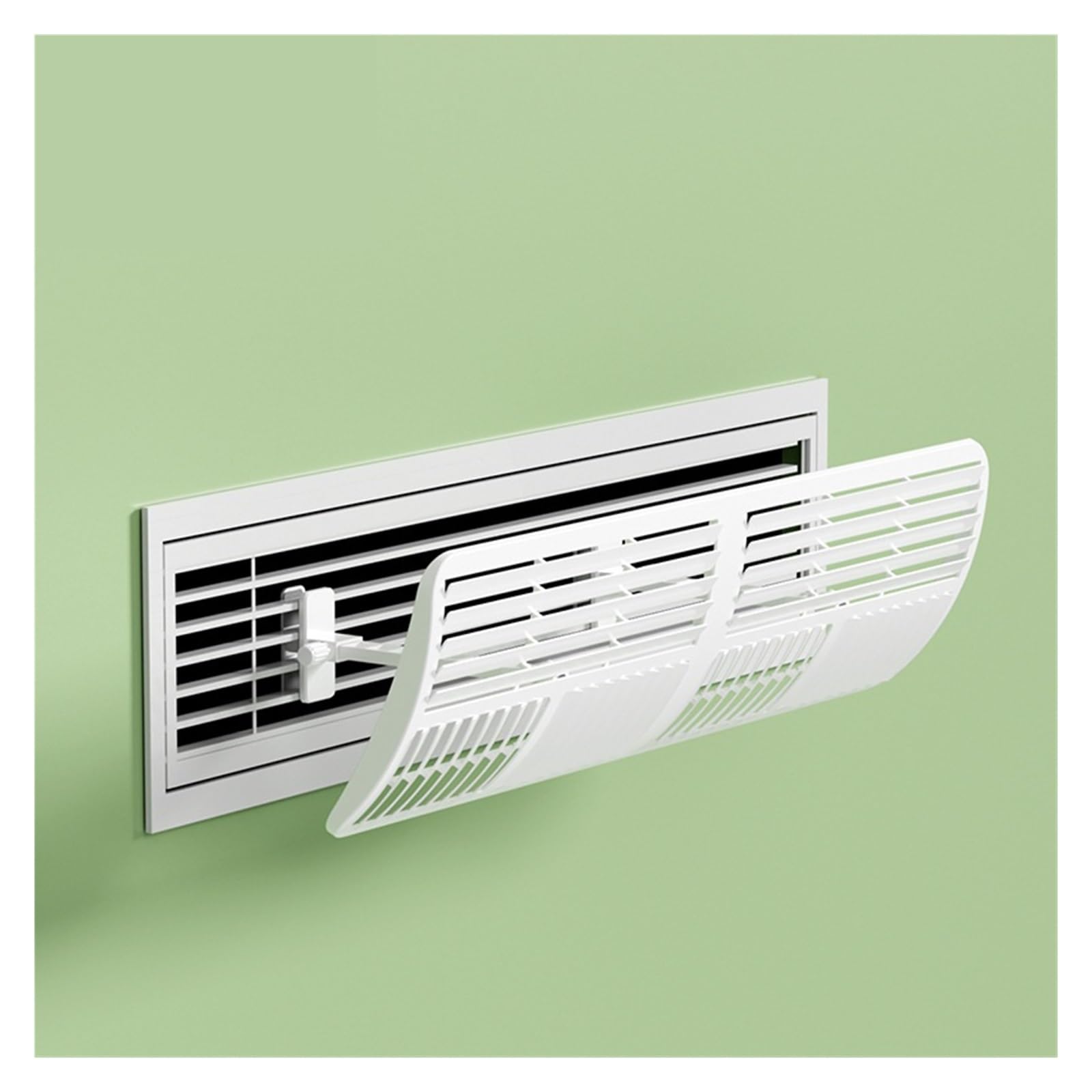 JUSKAQZYI Air Conditioner Deflector for Wall-Mounted Units Adjustable Air Conditioner Wind Deflector