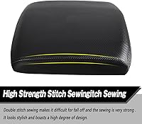 Vista 94 de Funda para reposabrazos de consola central, de piel, antiarañazos, protector de reposabrazos central, accesorios de decoración interior, compatible