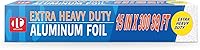 miktomeh Super Thick Extra Heavy Duty Aluminum Foil 15" x 300 Sq Ft - 30% Thicker for Grilling, BBQ, Cooking & Commercial Kitchens