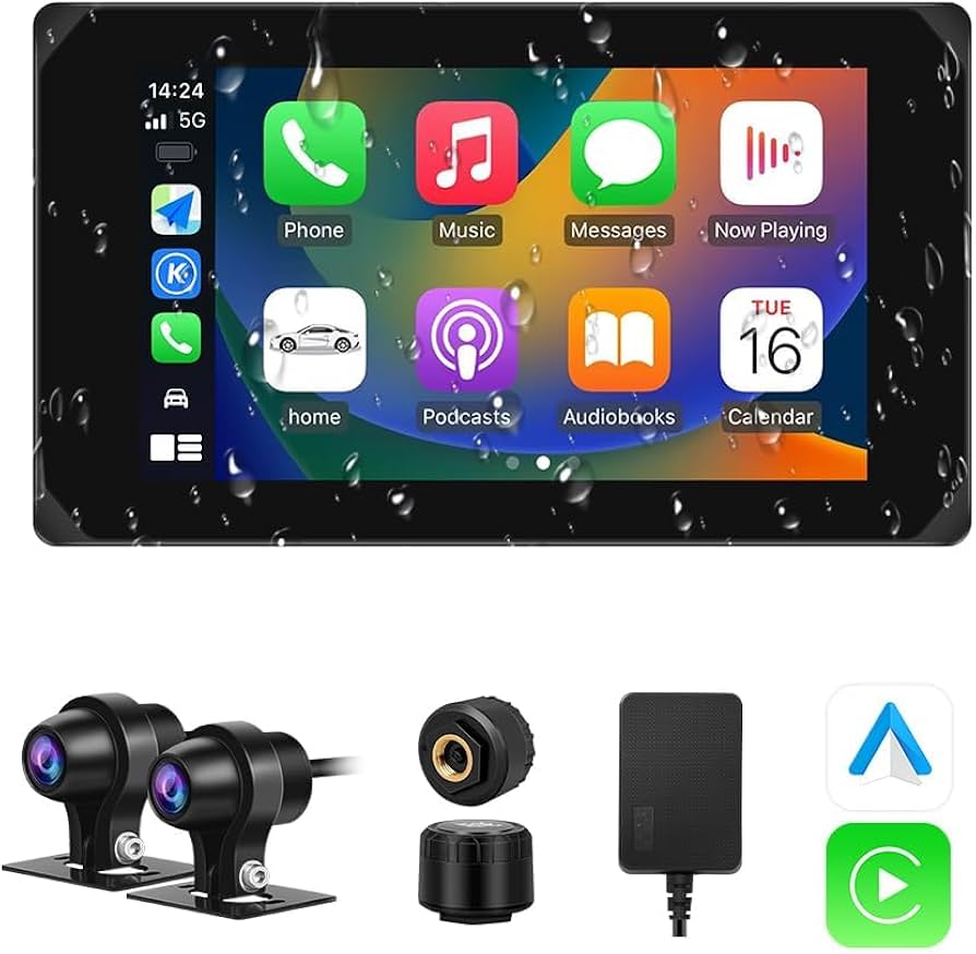 Amazon.co.jp: Motocam バイク用ドライブレコーダー 前後カメラ