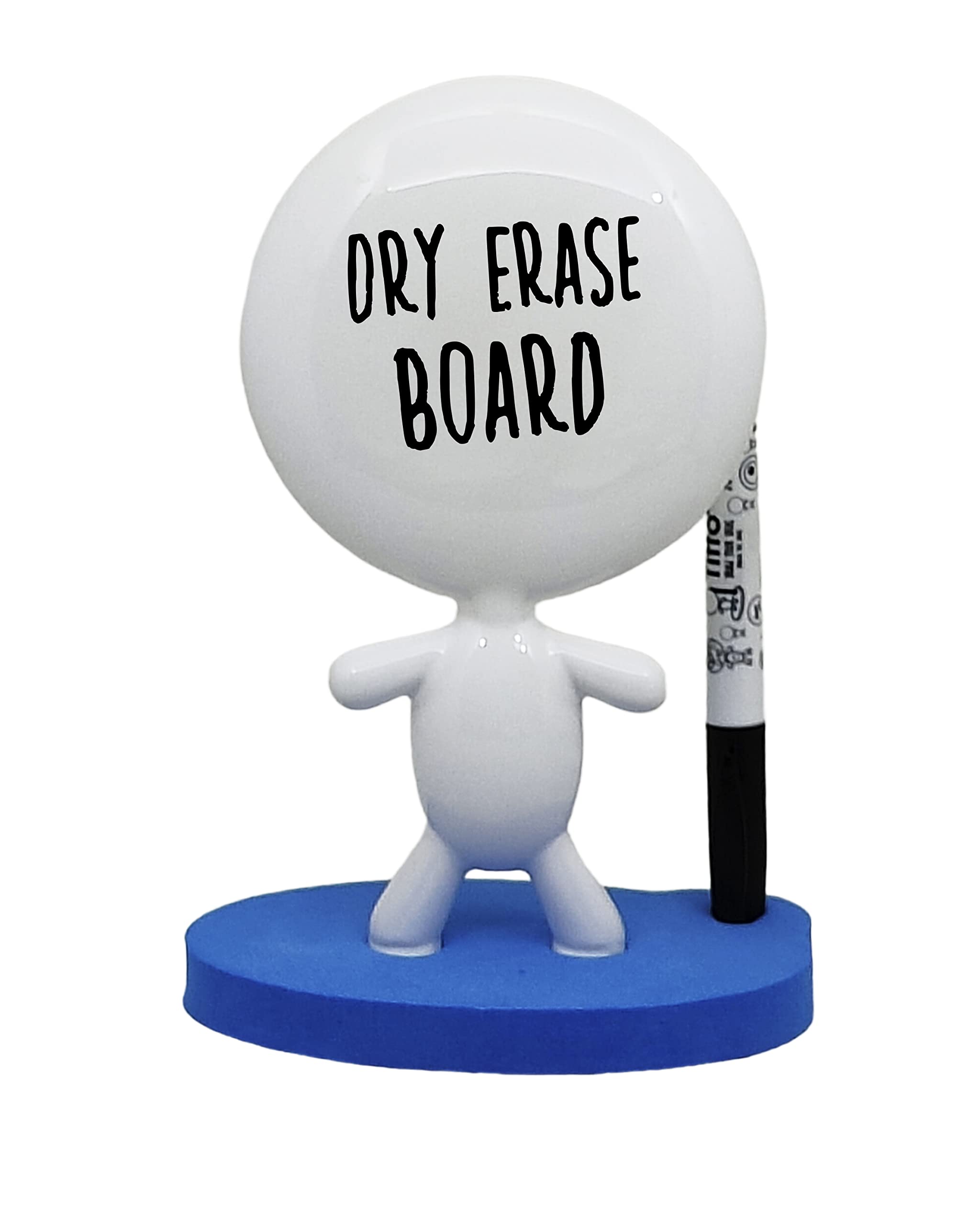 Dry Erase Board - Valentines Day Gifts - Ceramic Whiteboard Doll - TITTO Original, Draw Your Ideas - Back to School Whiteboard - for Any Desk, Student