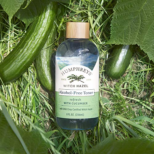 Humphreys Refresh Witch Hazel With Cucumber Alcohol-Free Toner, Clear, 8 Oz (Pack Of 1) #TOP4