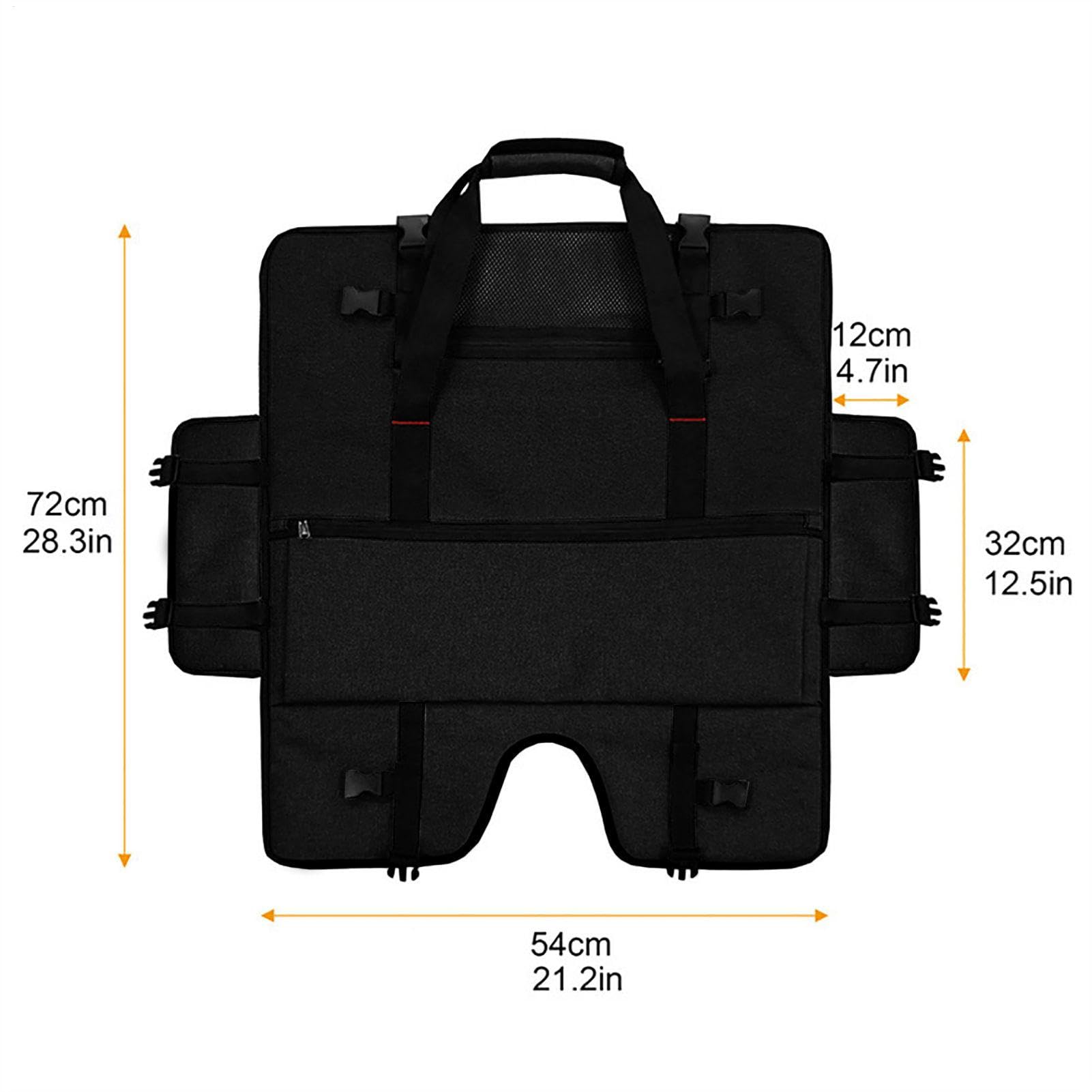 Étui de Transport pour Moniteur, Sac de Protection pour écran | Sac Ajustable pour Moniteur 20-24 Pouces avec Plusieurs Poches, Sac de Transport pour écran, Protection Pratique pour Ordinateur