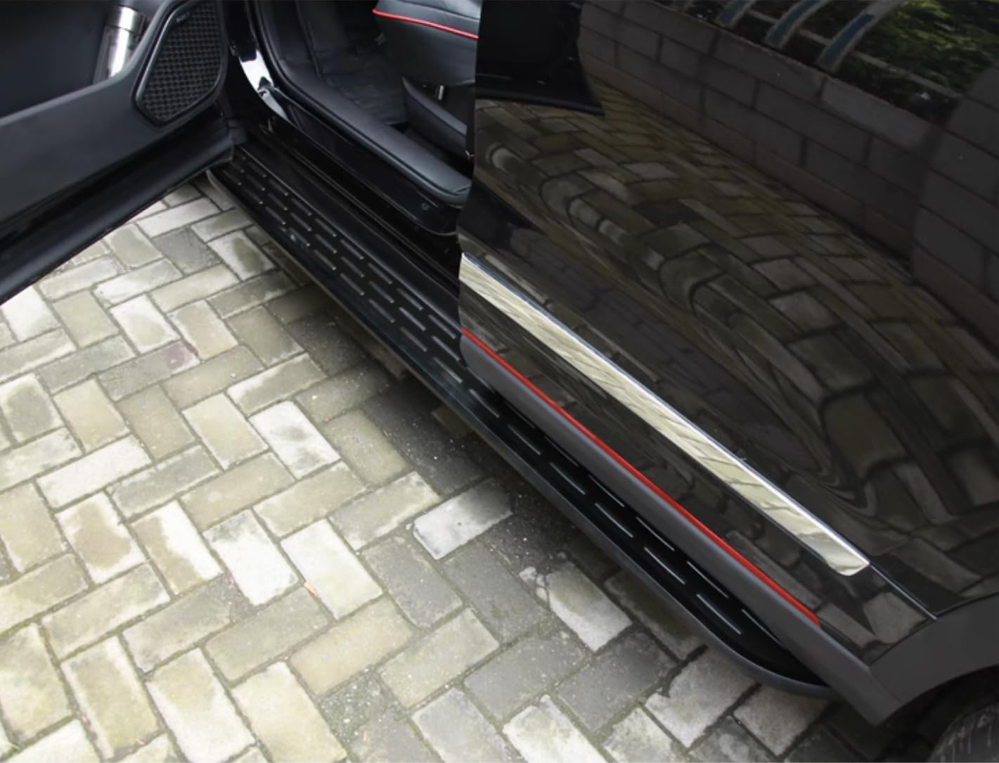 2 szt. Deska do biegania do Lexus RX RX350 RX450h 2016-2022, akcesoria zewnętrzne samochodowe, stopnie boczne, NerfBar, aluminiowy (z wspornikami)