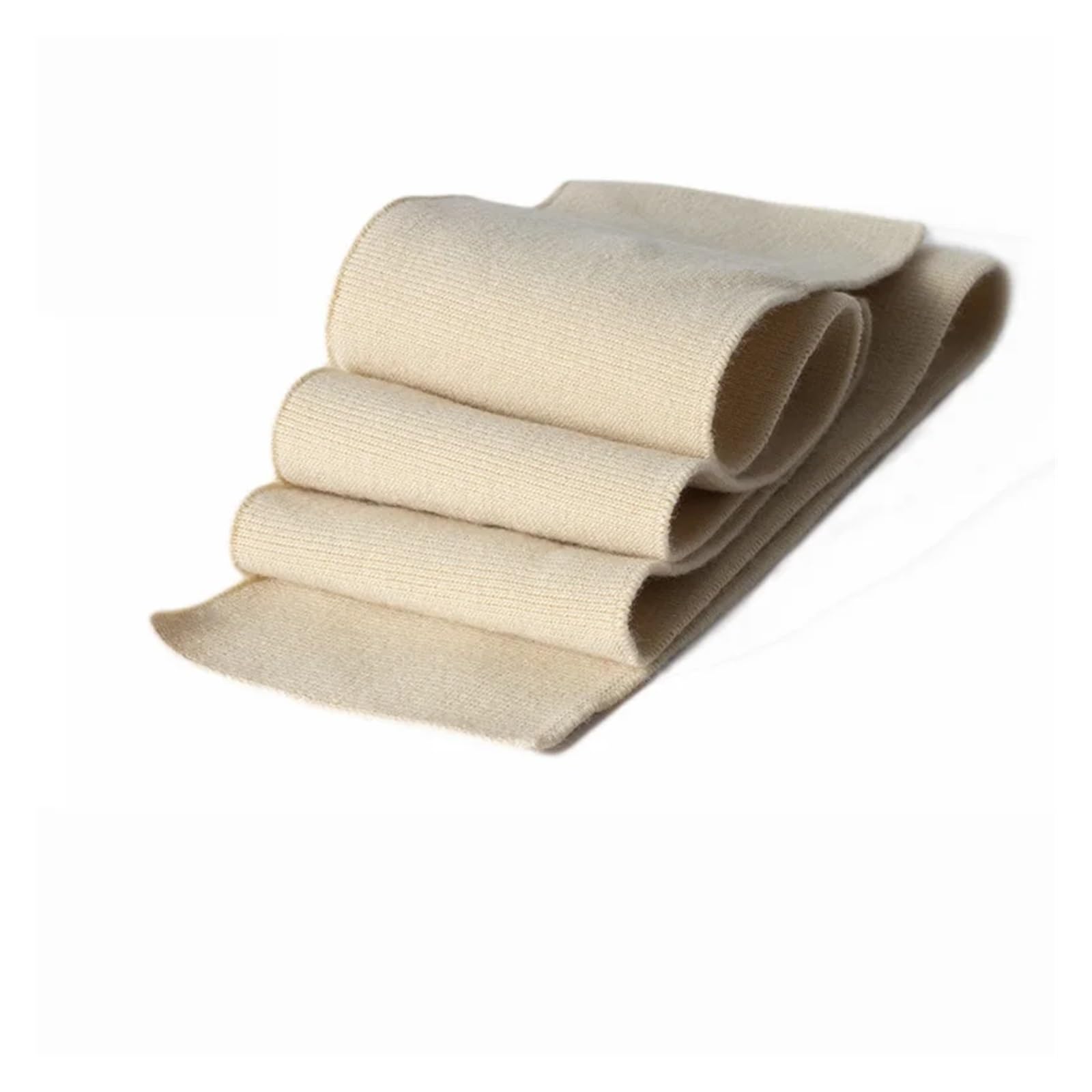Stoff Rippenband Manschettenmaterial, 3,5 cm/7 cm x 80 cm Ausschnitt Rippenstrick Polyester Garngefärbter Strickfadensaum for Kleidung(17,7CM X 80CM)