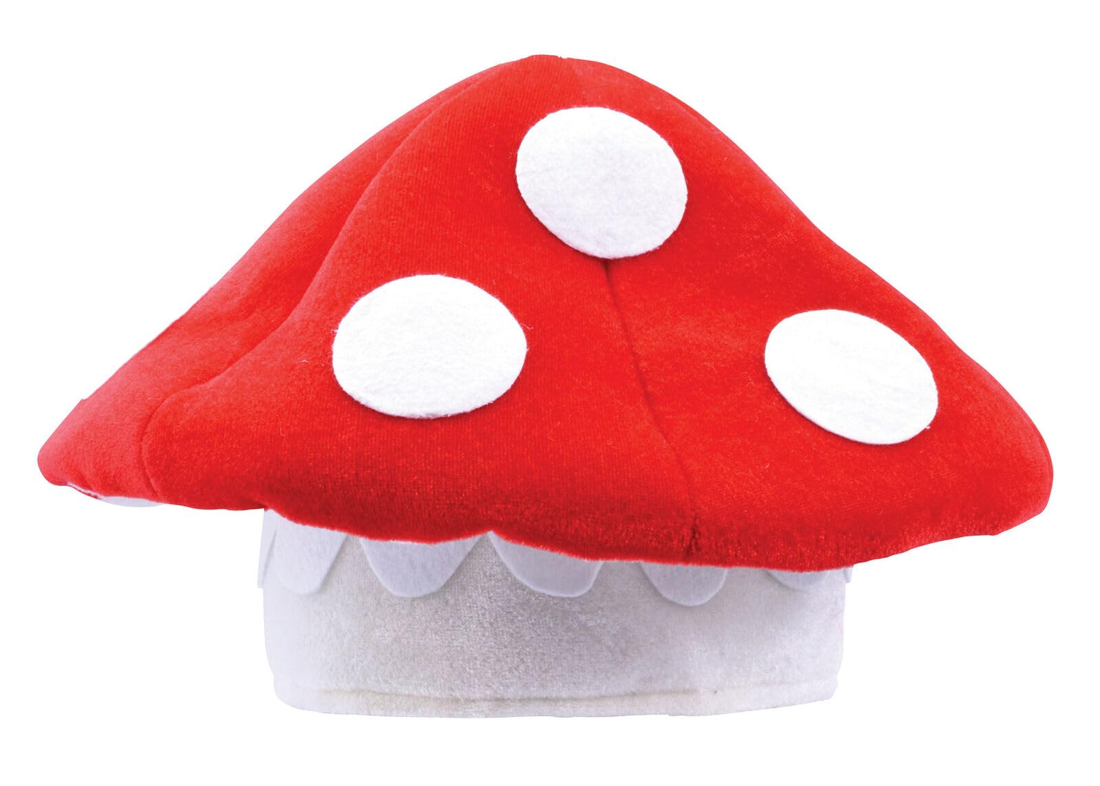 jokeshop Mario Luigi Wario Waluigi Toad Hat Cap Plumber Bros Overalls Video Game Character Fancy Dress Cosplay Costume Party (Mushroom - Toad) — image 1