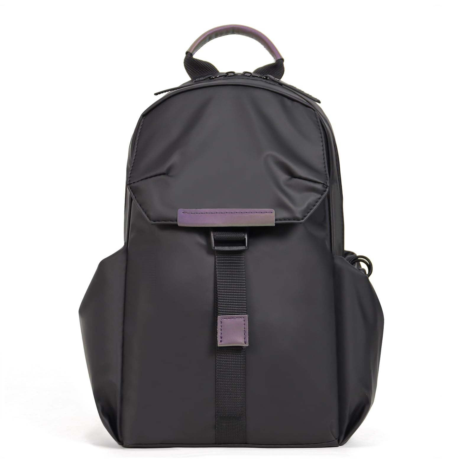 Crossbody Messenger Bag for Women Men Travel Backpack Convertibale Sling Bag Travel Hiking Daypack Water-Resistant black small