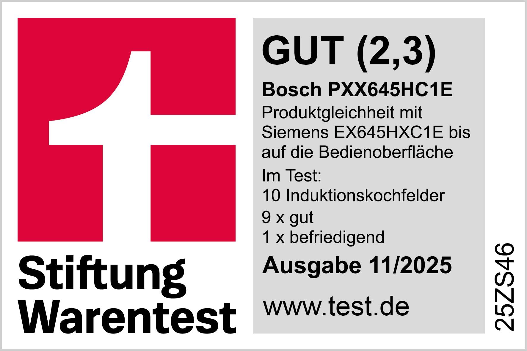 Bosch PXX645HC1E Serie 6 Smartes Induktionskochfeld (autark) – Bild 2