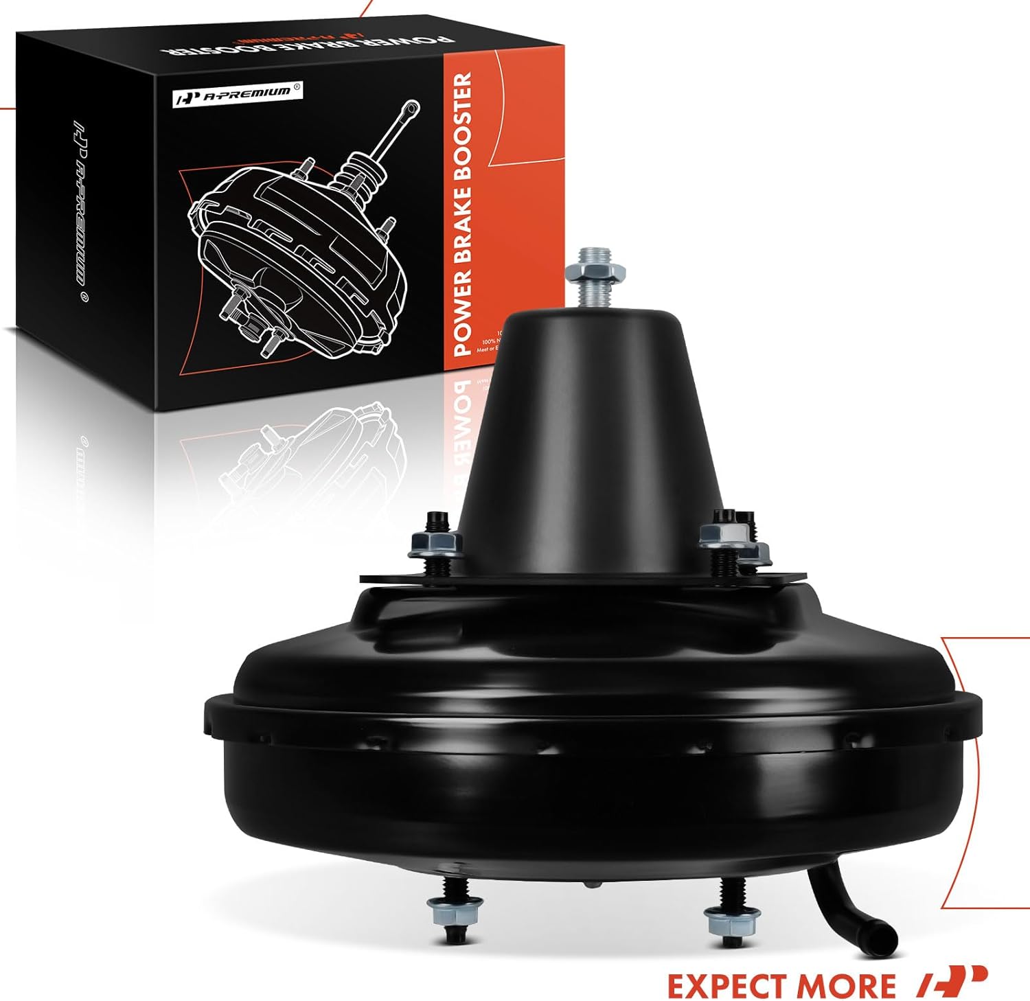 A-Premium Vacuum Power Brake Booster Without Master Cylinder Compatible with Dodge Plymouth Colt 1993-1994 Eagle Summit Mitsubishi Mirage 1993-1996