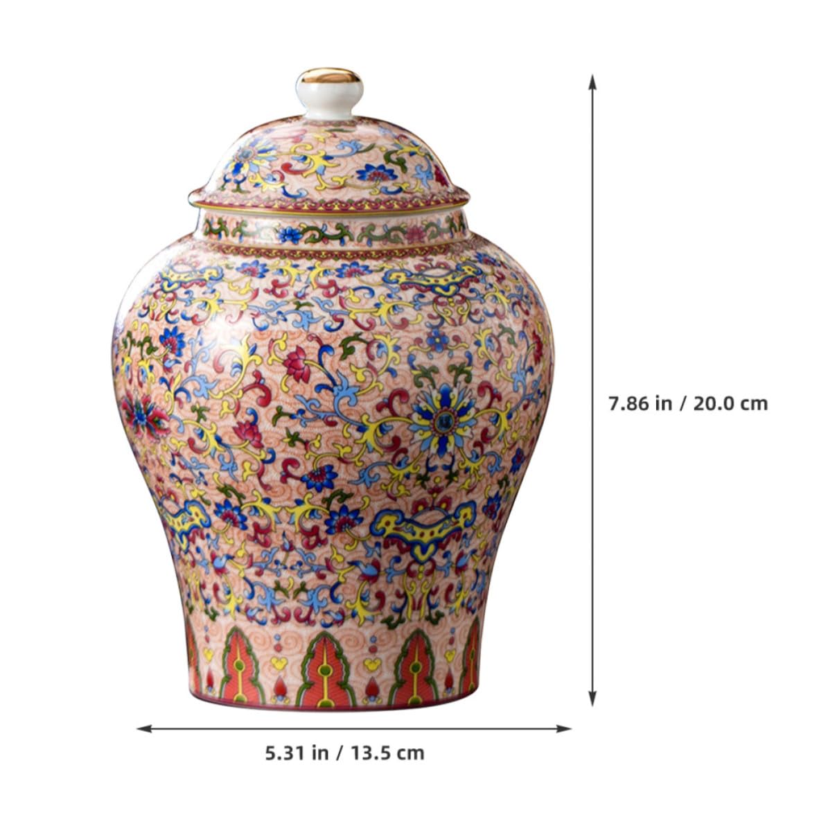 Operitacx Barattolo di Tè in Ceramica Ermetico Vintage per Casa