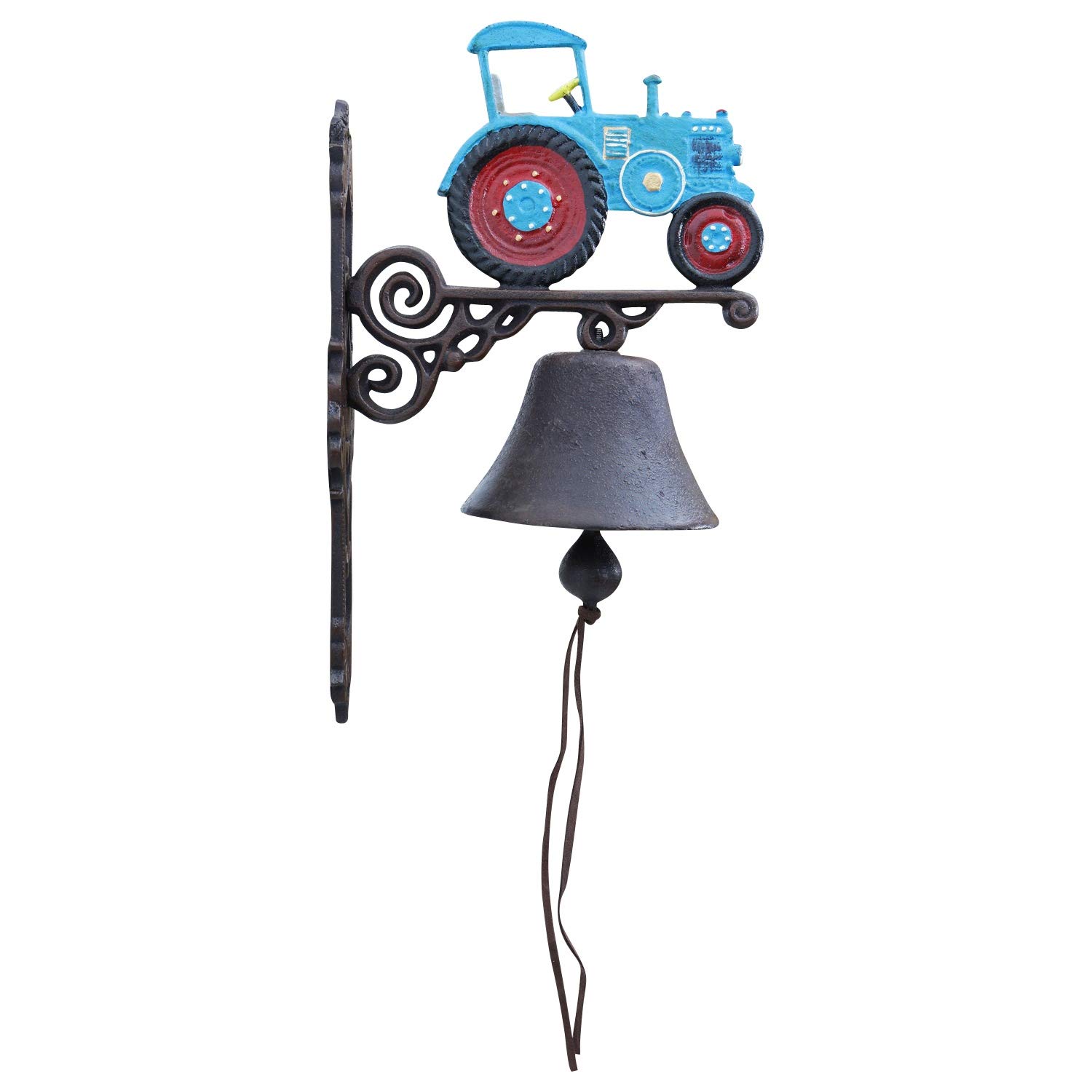 Cloche En Fonte Murale Ou De Porte - Décoration Fer Style Antique - Train Décoratif - Aubaho