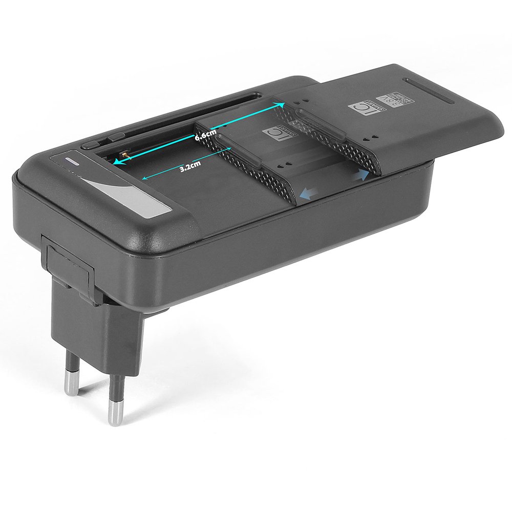 Nouveau Chargeur Pour Batteries Samsung Galaxy S3 S4 Note 2 3,LG Optimus G G2 G3, Nokia Motorola Smartphones Cell Phone etc - batterie de rechange avec EU plug Chargeur mural USB (Batterie non inclus)