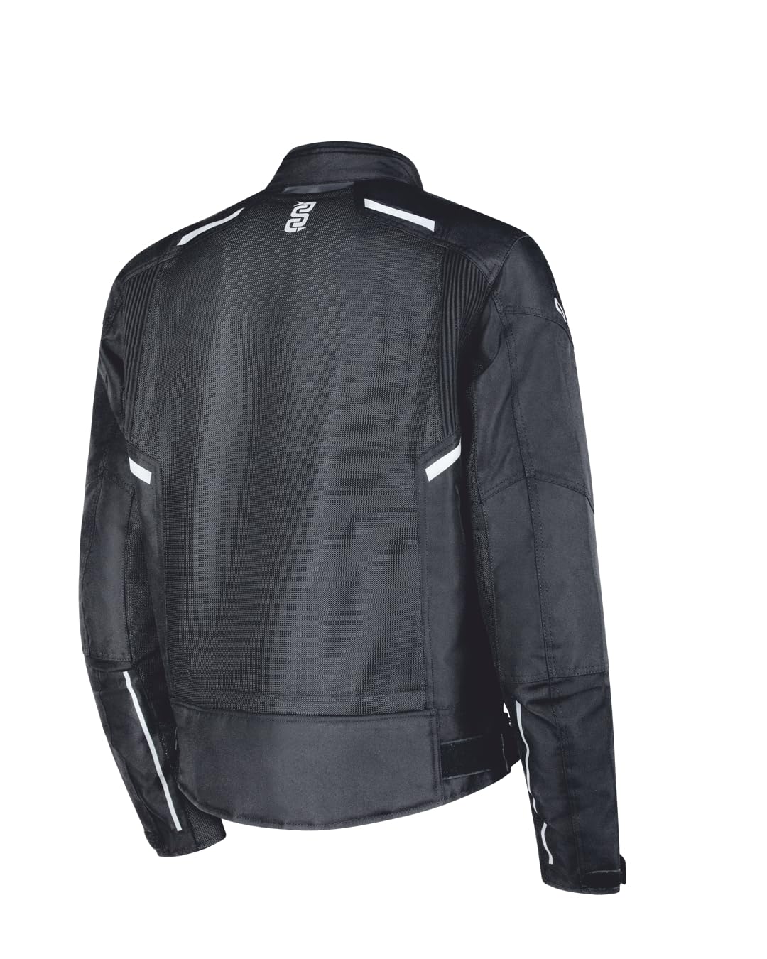 OJ Giacca Moto Stream 2 in Tessuto Traforato, Protezioni Certificate, Membrana Antiacqua Amovibile