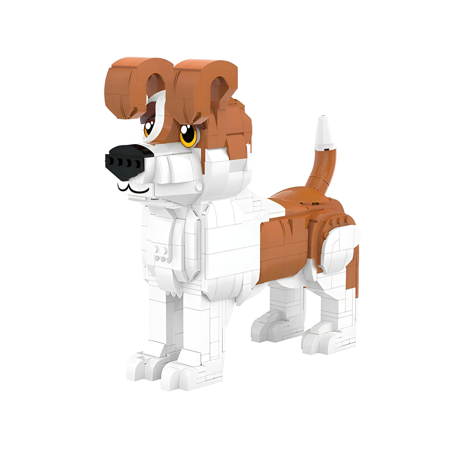 Mike Dog Mini Building Blocks Set, 664pcs Animal Series Pet Micro Model