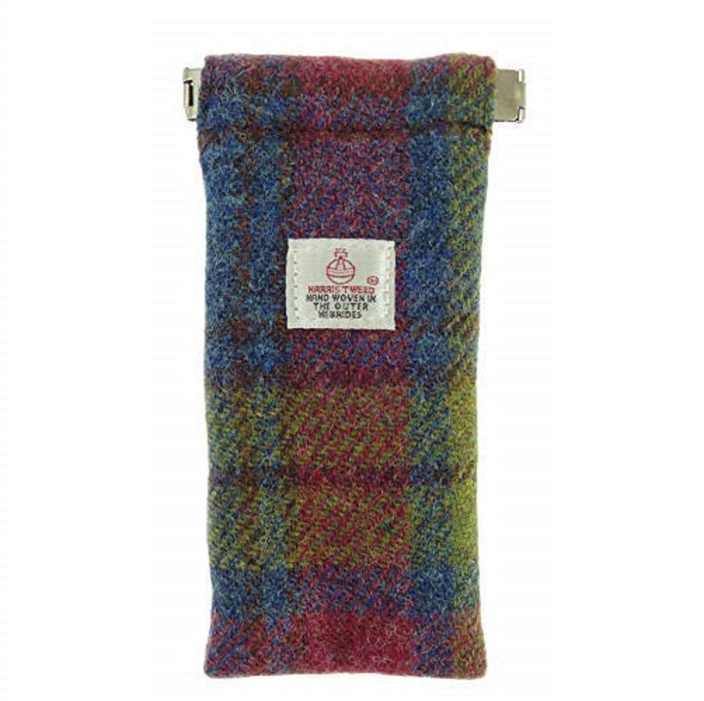 Glen Appin Harris Tweed Glasses Case (Colour 46 Multi Check)