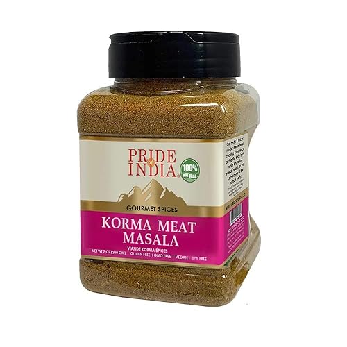Miniatura 3 de Pride of India Korma Meat Masala Mix - Ideal para carne tradicionalcurry de cordero - Gourmet y sabroso - Mezcla de especias condimentos - Tarro